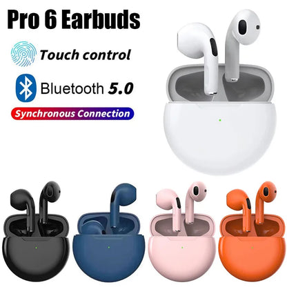 Original Pro 6 TWS auriculares inalámbricos Bluetooth auriculares Mini